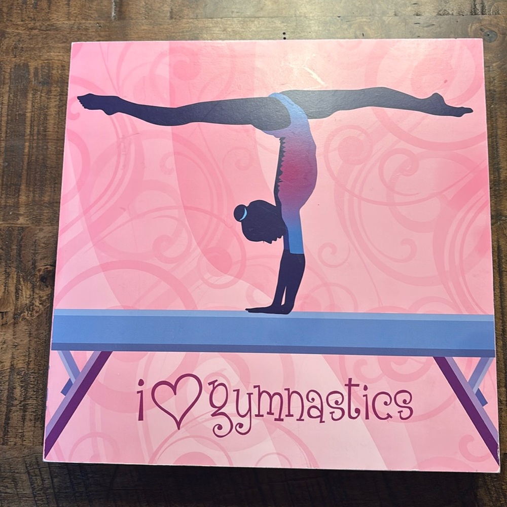 💥3 for $12💥 I love gymnastics wall art